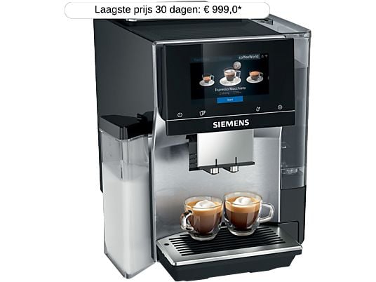 SIEMENS EQ700 Integral TQ713R03 - Volautomatische espressomachine - RVS