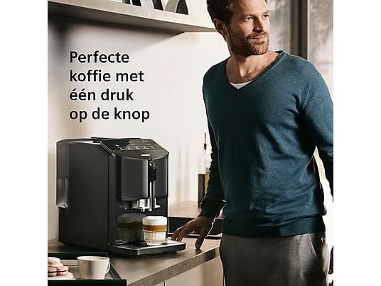 SIEMENS EQ.300 TF301E09 - Volautomatische espressomachine - Zwart - Afbeelding 2